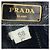 PRADA Borsa Boston Tessuto Nera a Due Vie Nero - vista 3