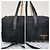 PRADA Borsa Boston Tessuto Nera a Due Vie Nero - vista 7