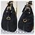 Borsa hobo in nylon Tessuto Canapa nera di Prada Nero - vista 5