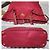 Borsa tote in pelle Saffiano Prada rosa - vista 5