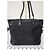 Borsa tote in tessuto nero con dettagli Saffiano di Prada - vista 2