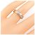 Autre Marque Vendome Au750 Platin Diamantring Golden - Ansicht 5