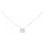 Autre Marque Collar de diamante de platino PT900 PT850 Plata