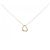 Autre Marque Collana con diamante a forma di cuore Au750 D'oro