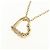 Autre Marque Collana con diamante a forma di cuore Au750 D'oro - vista 3