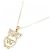 Autre Marque Au750 Eulen-Diamant-Halskette Golden - Ansicht 2
