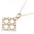 Autre Marque Collana in Au750 e Diamanti Rosa - vista 3