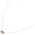 Autre Marque Au750 Saphir-Diamant-Halskette Pink - Ansicht 2