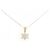 Autre Marque Collana di diamanti a forma di fiore Au750 D'oro
