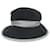 Hermès MOTSCH Plüsch Bucket Hat 56 Blau Marineblau