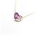Autre Marque Collar de granate en oro rosa K10 con diamantes de turmalina - vista 3