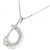 Autre Marque Collier en diamant en or blanc Au750 Argenté - vue 4