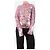 Msgm Top rosa a maniche lunghe con paillettes - taglia UK 10