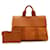 Hermès Borsa tote Hermes Valparaiso MM Arancione Pelle Panno