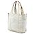 Prada Weiße Canvas Canapa Tote - Ansicht 2