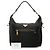 Bolsa de ombro tessuto preta Prada Preto - vista 13