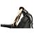 Bolsa de ombro tessuto preta Prada Preto - vista 9