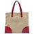Prada Canapa Tote mit braunem Cinghiale-Besatz