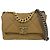 Borsa a Spalla Chanel 19 in Tela di Cotone Marrone