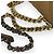 Borsa a Spalla Chanel 19 in Tela di Cotone Marrone - vista 12
