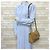 Borsa a Spalla Chanel 19 in Tela di Cotone Marrone - vista 2