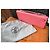 Hermès Kelly Cut Rose Azalee Swift palladium hardware Rosa - vista 6