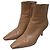 Autre Marque Lederkurze Stiefel Gianvito Rossi Beige