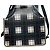 Autre Marque Borsa a Spalla Carven Check Nero Bianco - vista 10