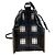 Autre Marque Borsa a Spalla Carven Check Nero Bianco - vista 4