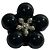 Autre Marque Spilla Rene Flower Nero