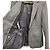 Autre Marque iCB Stretch Anzugset Braun - Ansicht 4