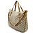 Borsa Tote Louis Vuitton Damier Azur Evora MM Crudo - vista 3