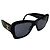 Gafas de sol negras con logo CC dorado Chanel 02464 Negro