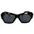 Gafas de sol negras con logo CC dorado Chanel 02464 Negro - vista 2