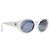 Gafas de sol Chanel en oro blanco logo 08850 C0200 Dorado