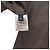 Vestido ajustado drapeado de lana y cuero taupe Joseph – Talla 36 - vista 8