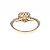 Autre Marque Ponte Vecchio Herz-Diamantring Golden - Ansicht 3