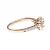 Autre Marque Ponte Vecchio Herz-Diamantring Golden - Ansicht 4