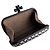Knot Bottega Veneta Clutch Minauderie Bicolore in Pelle e Paillettes con Nodo - vista 9