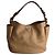Prada Borsa a Spalla Hobo Daino in Pelle Beige