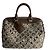 Louis Vuitton Speedy 30 Canvas Sequin Handtasche Braun