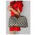Louis Vuitton Speedy 30 Canvas Sequin Handtasche Braun - Ansicht 3