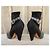 Stivaletti Sonia Rykiel in pelle nera Nero - vista 4