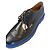 Chaussures derby Paul Smith en cuir noir et bleu taille 37