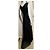 Vera Wang Schwarzes Spitzenkleid mit Schleppe - Ansicht 3