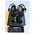 Sandali Saint Laurent Tribute 105 in pelle nera Nero - vista 3