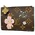 Louis Vuitton Monogram Vivienne Lisa Geldbörse Braun