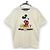 Camiseta de algodón con logo de colaboración Gucci Disney Crudo