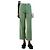 Masscob Pantalones de pana verde - talla UK 8