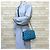 Borsa a spalla trapuntata Gucci GG Marmont con catena Blu Blu navy - vista 2